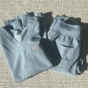 Figs Light Blue Scrub Set